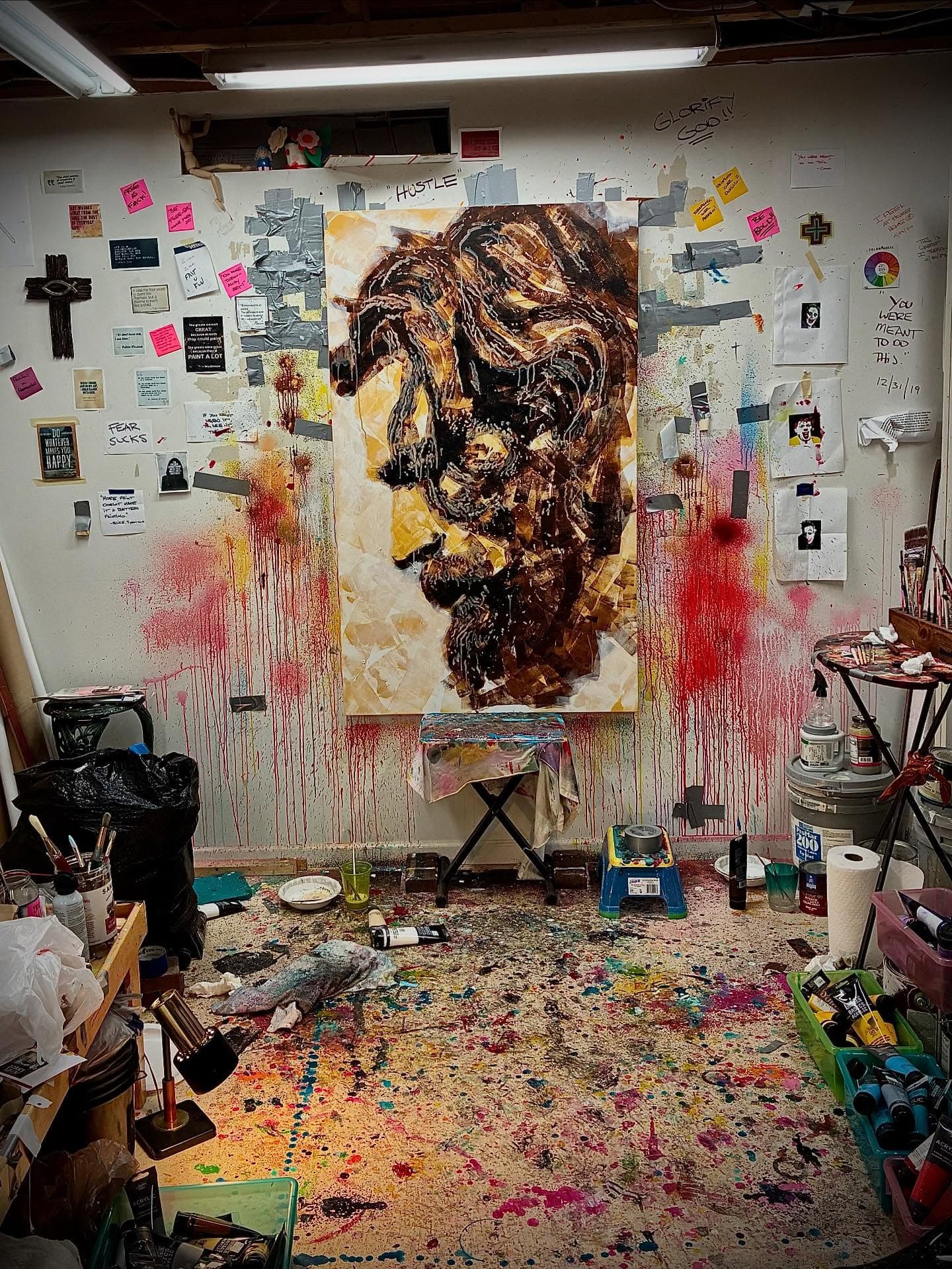 "Jesus wept." — detail 1